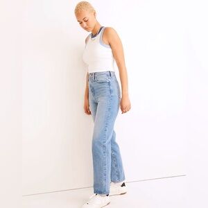 Madewell Women's Straight Leg Jeans - Light Blue